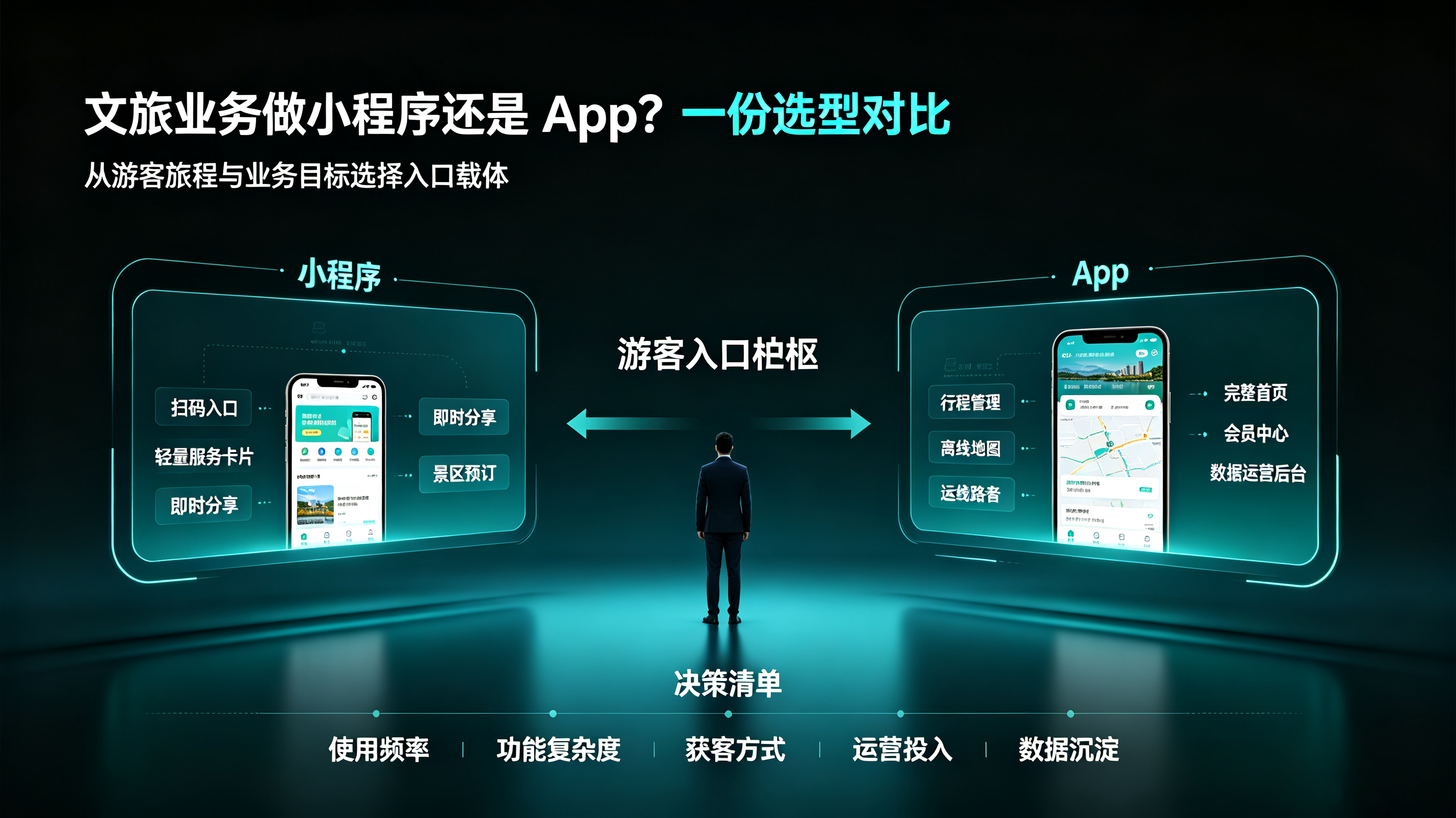 文旅业务做小程序还是 App？一份选型对比