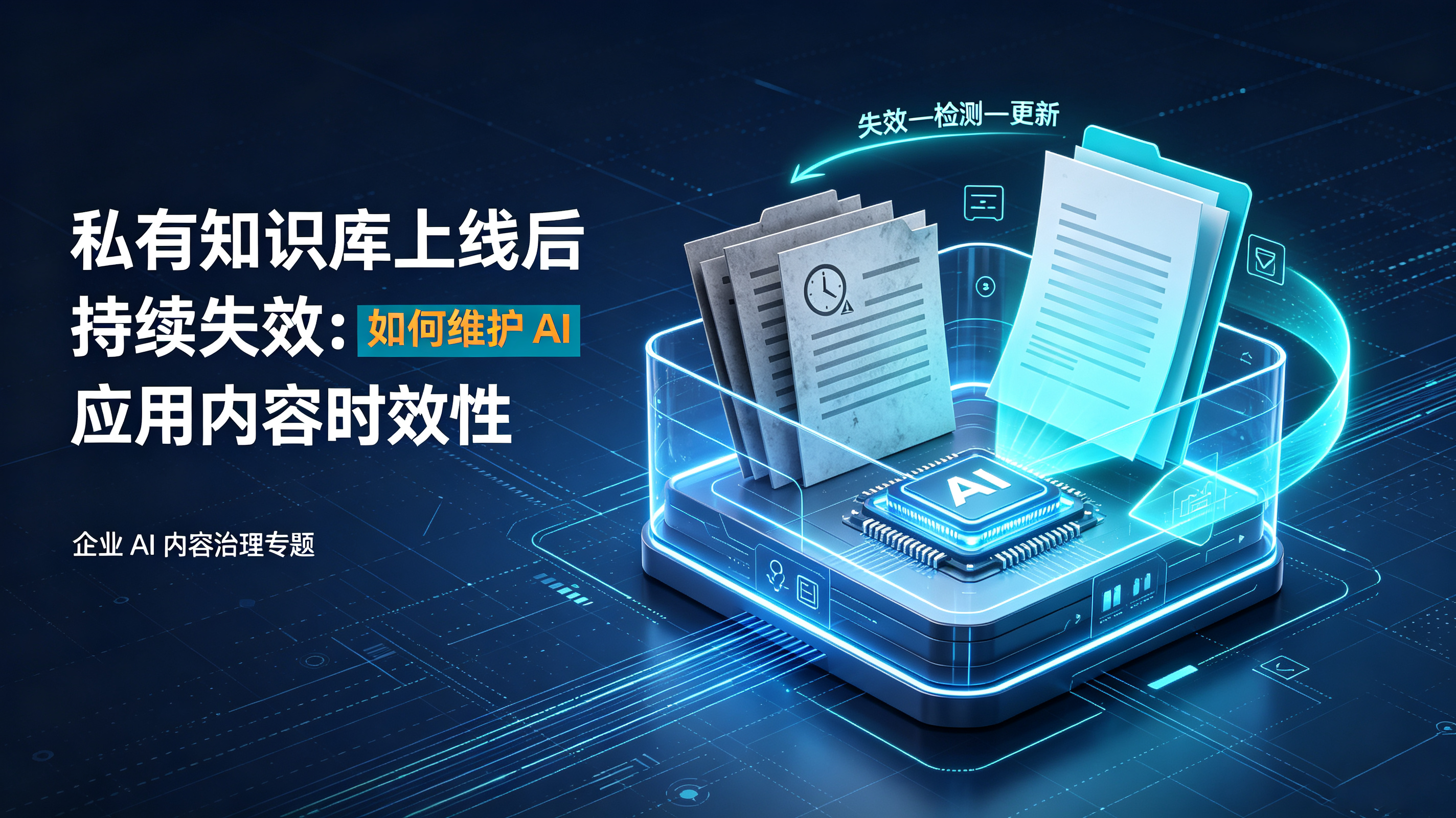 私有知识库上线后持续失效：如何维护 AI 应用内容时效性